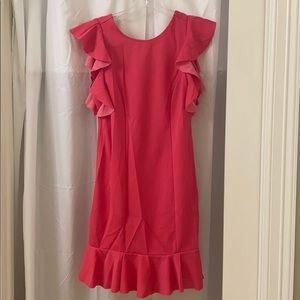 Fuchsia Ruffle Dress